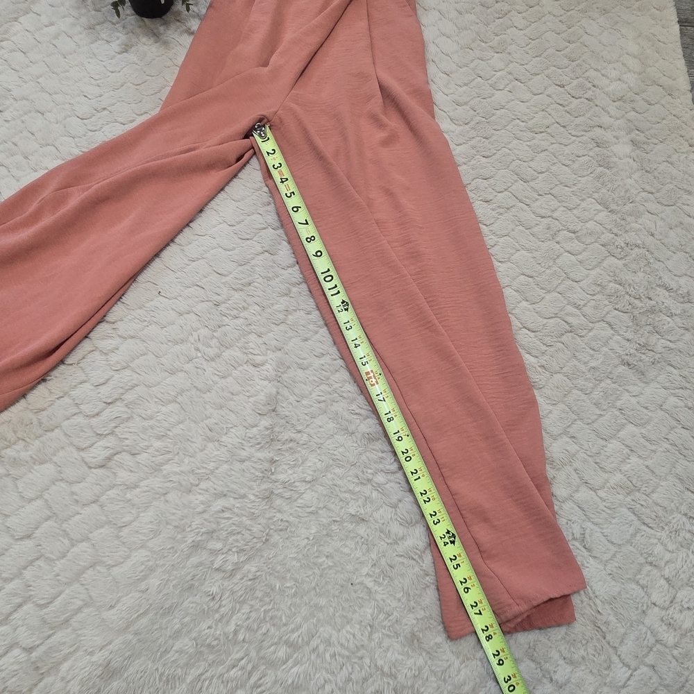 Emma & Michele Coral Short Sleeve Jumpsuit, Size Small - Picture 6 of 10